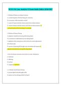 NCM 118- Case Analysis &num;2 Exam Guide Qs&As 2026-2027