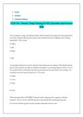 NCM 118 - Disaster Triage Nursing NCLEX Questions And Answers 2026