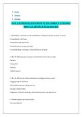 NCM 118 &lpar;PRELIM&rpar; QUESTIONS WITH CORRECT ANSWERS - 100&percnt; GAUARNTEED PASS 