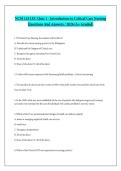 NCM 118 - LEC &lpar;2ND HANDOUT&rpar; EXAM GUIDE QUESTIONS AND ANSWERS&comma; NCM 118- Module 5F Emergency Nursing 1-Concept and Emergency Conditions 2026-2027&comma; NCM 118 Gastrointestinal Disorders Questions And Answers &plus; Rationales - 100&percnt; Guaranteed Pass Review 2026-2027&comma;