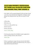 STATE FARM PROPERTY PROFESSIONAL&NewLine;TEST PAPER 2026 VALIDATED QUESTIONS&NewLine;AND ANSWERS FINAL PREP GRADED A&plus;