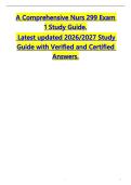 Nurs 299 Exam 1 Study Guide 2026&colon; Cultural Competence & Health Promotion&NewLine;&NewLine;