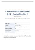 Goed voorbereid met 200 lastige oefenvragen oefententamen - Inleiding in de Psychologie DEEL 2 &lpar;PB0014&rpar;