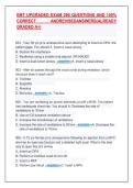 EMT UPGRADED EXAM 290 QUESTIONS AND 100- CORRECT ANDREVISEDANSWERS&lpar;ALREADY
