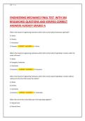 ENGINEERING MECHANICS FINAL TEST 