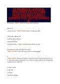 ATI RN MEDICAL-SURGICAL&NewLine;PROCTORED ACTUAL EXAM&NewLine;QUESTIONS WITH CORRECT&NewLine;ANSWERS 100&percnt; VERIFIED GRADED&NewLine;A&plus;