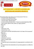 CLFP Bundled Exam Questions and Answers &ndash; Comprehensive Certification Preparation and Practice Study Material