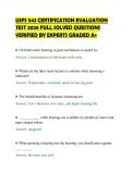 USPS 943 CERTIFICATION EVALUATION&NewLine;TEST 2026 FULL SOLVED QUESTIONS&NewLine;VERIFIED BY EXPERTS GRADED A&plus;