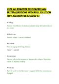 USPS 943 PRACTICE TEST PAPER 2026&NewLine;TESTED QUESTIONS WITH FULL SOLUTION&NewLine;100&percnt; GUARANTEE GRADED A&plus;