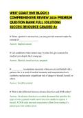 WEST COAST EMT BLOCK 3&NewLine;COMPREHENSIVE REVIEW 2026 PREMIUM&NewLine;QUESTION BANK FULL SOLUTIONS&NewLine;SUCCESS RESOURCE GRADED A&plus;