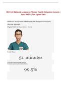 BSN 346 Hallmark Assignment&colon; Shadow Health&colon; Delegation Scenario &vert; Score 99&period;5&percnt; &vert; Spring 2026
