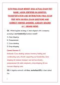 CLTD EXAM NEWEST 2026&colon; 500 REAL TEST BANK QUESTIONS & VERIFIED ANSWERS &vert; PASS YOUR ASCM CERTIFICATION FIRST TRY&NewLine;&NewLine;