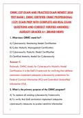 CMMC CCP EXAM NEWEST 2026&colon; 200 REAL TEST BANK QUESTIONS & VERIFIED ANSWERS &vert; PASS YOUR CERTIFIED CMMC PROFESSIONAL EXAM FIRST TRY&NewLine;&NewLine;