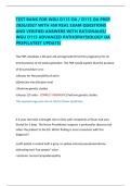 WGU D115 Exam Only Package Deal Test Bank Questions and Answers Advanced Pathophysiology Study Guide