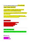 COMMUNITY DENTAL HYGIENE II EXAM READY STUDY GUIDE 2026&sol;2027 WITH VERIFIED QUESTIONS AND CORRECT ANSWERS &vert;&vert; COMPLETE BOARD REVIEW