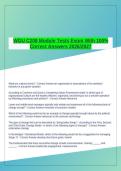 WGU C208 Module Tests Exɑm With 100&percnt; &NewLine;Correct Answers 2026&sol;2027