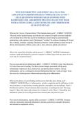 WGU D115 Advanced Pathophysiology OA Exam Questions and Answers Study Guide Units 1&ndash;7