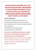 WGU D080 EXAM NEWEST 2026&colon; 350 REAL TEST BANK QUESTIONS & VERIFIED ANSWERS &vert; PASS YOUR MANAGING IN A GLOBAL BUSINESS ENVIRONMENT OA FINAL FIRST TRY&NewLine;&NewLine;