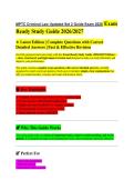 MPTC CRIMINAL LAW UPDATED SET 2 EXAM READY STUDY GUIDE 2026&sol;2027 VERIFIED QUESTIONS WITH DETAILED ANSWERS &vert;&vert; COMPLETE POLICE ACADEMY REVIEW
