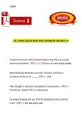 CSL Exam Questions and Answers Graded A&plus; Complete Study Guide and Practice Test Pack