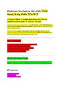 MID EXAM STUDY GUIDE 2026&sol;2027 VERIFIED QUESTIONS WITH DETAILED ANSWERS &vert;&vert; COMPLETE MIDTERM EXAM PREPARATION REVIEW