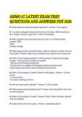 AMMO 67 LATEST EXAM PREP QUESTIONS AND ANSWERS PDF 2026&period;&NewLine;&NewLine;