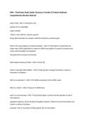 RNA &ndash; Final Exam Study Guide&colon; Structure&comma; Function & Protein Synthesis Comprehensive Review Material