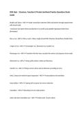 RNA Quiz &ndash; Structure&comma; Function & Protein Synthesis Practice Questions Study Guide