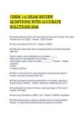 CHEM 110 EXAM REVIEW QUESTIONS WITH ACCURATE SOLUTIONS 2026&period;pdf&NewLine;&NewLine;
