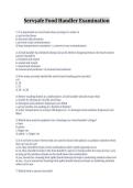 ServSafe Food Handler Exam Study Guide 2026 &vert; Food Safety & Hygiene Practice Review