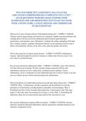 WGU D115 OBJECTIVE ASSESSMENT &lpar;OA&rpar; EXAM 2026 &NewLine;&lpar;ADVANCED PATHOPHYSIOLOGY&rpar; COMPLETE UNIT 1-UNIT 7 &NewLine;EXAM QUESTIONS WITH DETAILED ANSWERS WITH &NewLine;RATIONALES AND A READINESS PRACTICE EXAM TEST BANK &NewLine;WITH A STUDY GUIDE &vert; LATEST UPDATED AND VERIFIED FOR &NewLine;GUAR