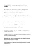 Biology 13&period;1&colon; RNA &ndash; Structure&comma; Types&comma; and Function in Protein Synthesis