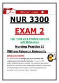 NUR 3300 Exam 2 &ndash; Nursing Practice II &ndash; &lpar;2026&rpar; Actual Questions & Answers &lpar;WPU&rpar;