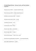 9th Grade Biology RNA Exam &ndash; Structure&comma; Function&comma; and Protein Synthesis Assessment