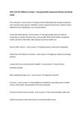 NSG 3123 Pre-Midterm Content &ndash; Nursing Health Assessment Review and Study Guide