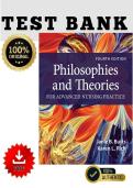 Full Test Bank for Philosophies and Theories for Advanced Nursing Practice 4th Edition by Janie B&period; Butts and Karen L&period; Rich &lpar;2026&rpar; Complete Chapter-by-Chapter Coverage Verified Questions & Correct Answers Detailed Rationales &sol; Explanations Advanced Practic