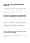NSG 101 Final Exam &ndash; Nursing Fundamentals Comprehensive Review and Assessment Guide