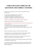 CORE-NAB Exam Complete 100 Questions and Correct Answers Graded A&plus;&NewLine;