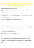 OHSAA BASEBALL RULES   EXAM  &vert;50 COMPLETE QUESTIONS AND ANSWERS &vert; 2026 LATEST UPDATED&vert; 100&percnt; RATED CORRECT &vert; GET A&plus;&excl;&excl;