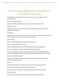 NY Life Insurance Agent&sol;Broker Exam Series 17&NewLine;51 all needed to pass 2026 