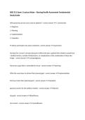 NSG 211 Exam 1 Lecture Notes &ndash; Nursing Health Assessment Fundamentals Study Guide