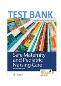 Testbank for Safe Maternity & Pediatric Nursing Care Second Edition &vert; Latest Update 2026 &vert; Practice Questions & Answers &vert; Exam Prep &vert; Luanne Linnard-Palmer & Gloria Haile Coats &vert; A&plus; Proven