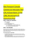 2026&sol;2027 Elite Transport Canada CPL-H Exam Bank &vert; S-Tier CARs&comma; Aerodynamics & Operations Prep &lpar;60 Scenarios&rpar;