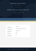 COS3701 Assignment 3 &vert;Theoretical Computer Science III &vert; 2026