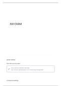 JSO EXAM QUESTIONS WITH CORRECT ANSWERS