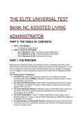 2026&sol;2027 The Elite S-Tier Mastery Bank&colon; North Carolina  Assisted Living Administrator Exam Prep & DHSR Survey Guide