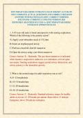 EMT FISDAP PARAMEDIC ENTRANCE EXAM 2026&sol;2027 ACCURATE TEST COMPLETE ACTUAL QUESTIONS AND CORRECT DETAILED ANSWERS WITH RATIONALES &lpar;100&percnt; CORRECT VERIFIED SOLUTIONS&rpar; CURRENTLY UPDATED VERSION 2026 EDITION&vert;GUARANTEED SUCCESS A&plus; &vert;EMT FISDAP PARAMEDIC ENTRANCE