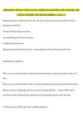 NRNP 6665-01 WEEK 11 FINAL EXAM &vert; COMPLETE QUESTIONS AND ANSWERS &vert; 2026 LATEST UPDATED&vert; 100&percnt; RATED CORRECT &vert; GET A&plus;&excl;&excl;