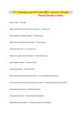 Virginia Tattooing Exam PSI Questions and Answers Already Passed Graded A&plus;