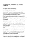 AERO 3020 TEST 3 QUESTIONS AND VERIFIED ANSWERS